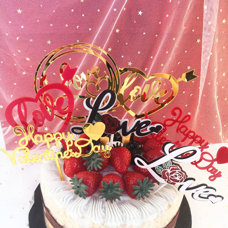 Valentine Celebration Cake Card