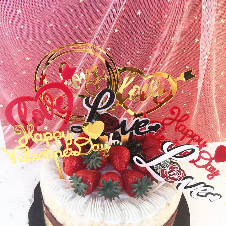 Valentine Celebration Cake Card