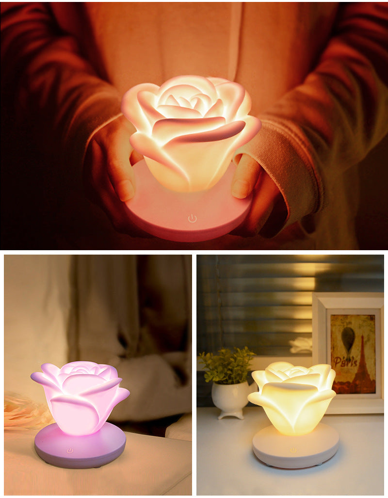 Valentine LED Rose Lamp