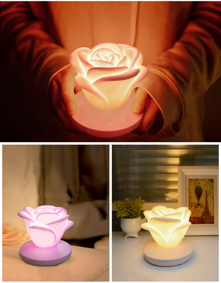 Valentine LED Rose Lamp