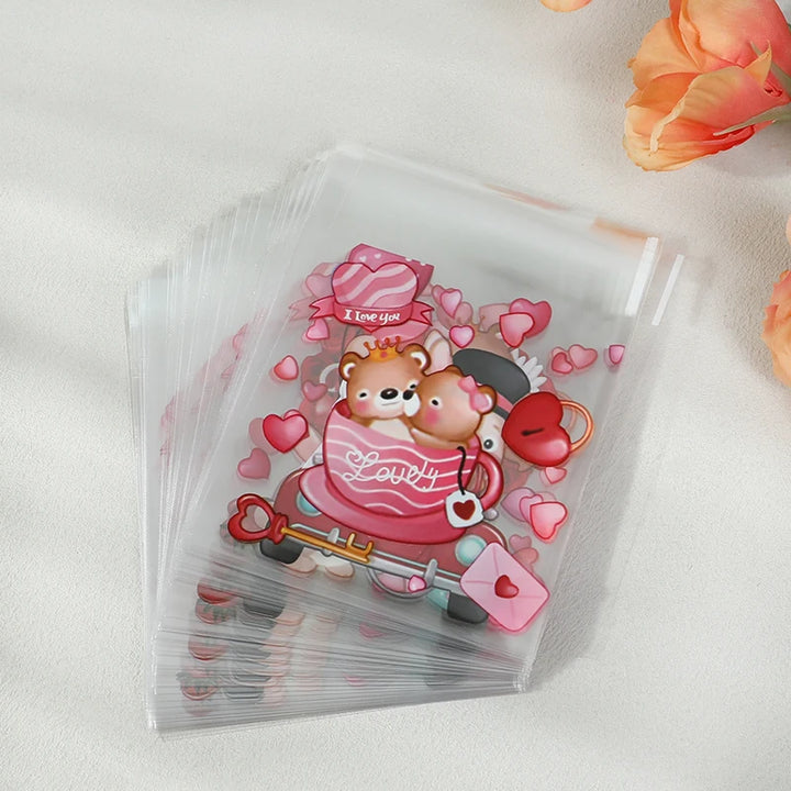 Valentine's candy storage bags