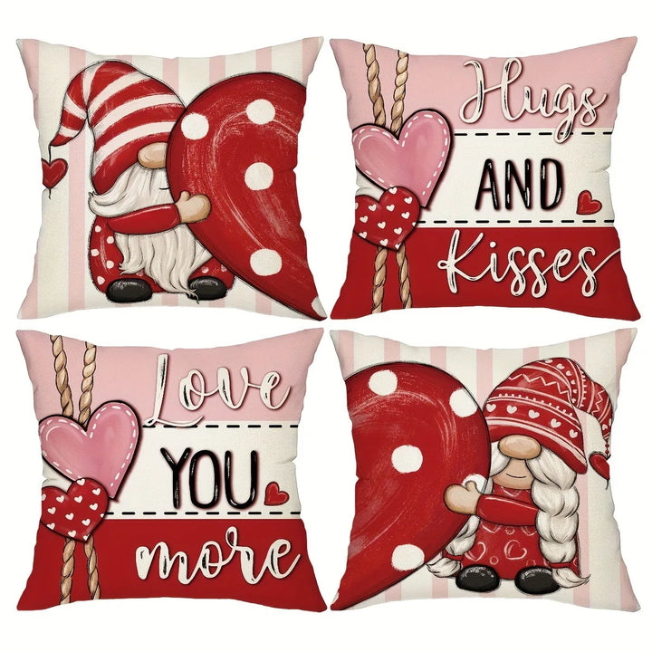 Valentine's Day Nordic pillowcase