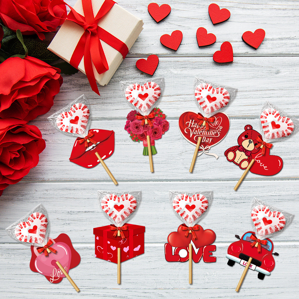 Valentine’s Day card holder decor