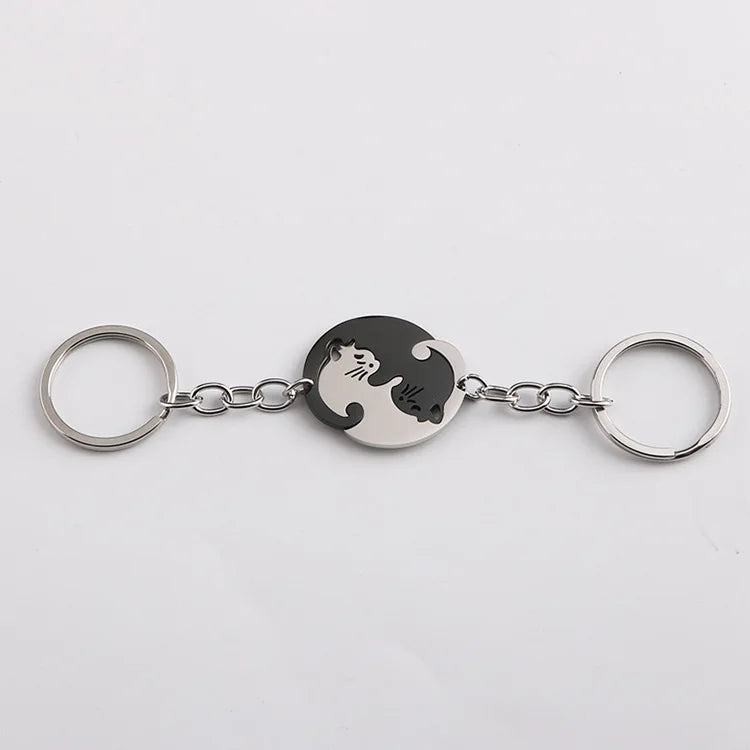 Valentine’s Day cat keychain