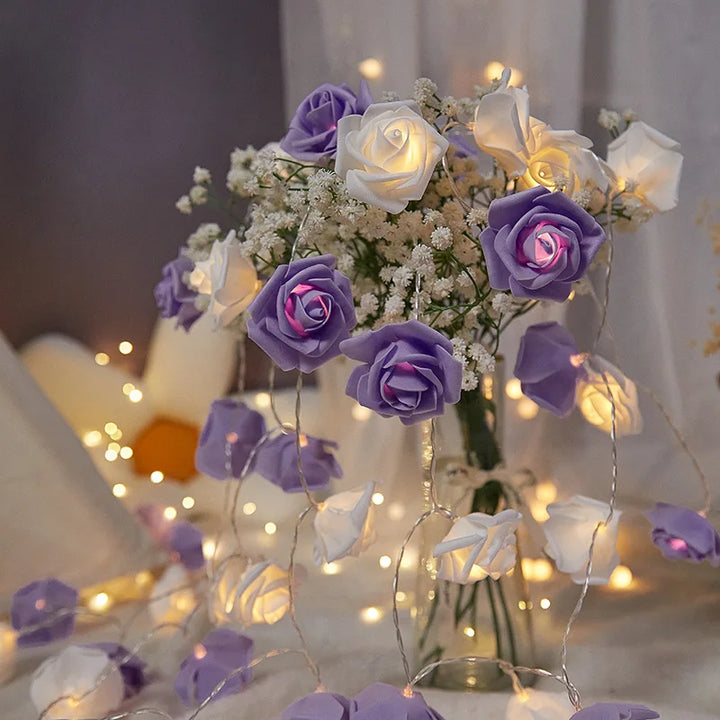 Valentine's Day flower garland