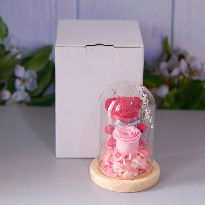 Valentine’s Day flower gift box