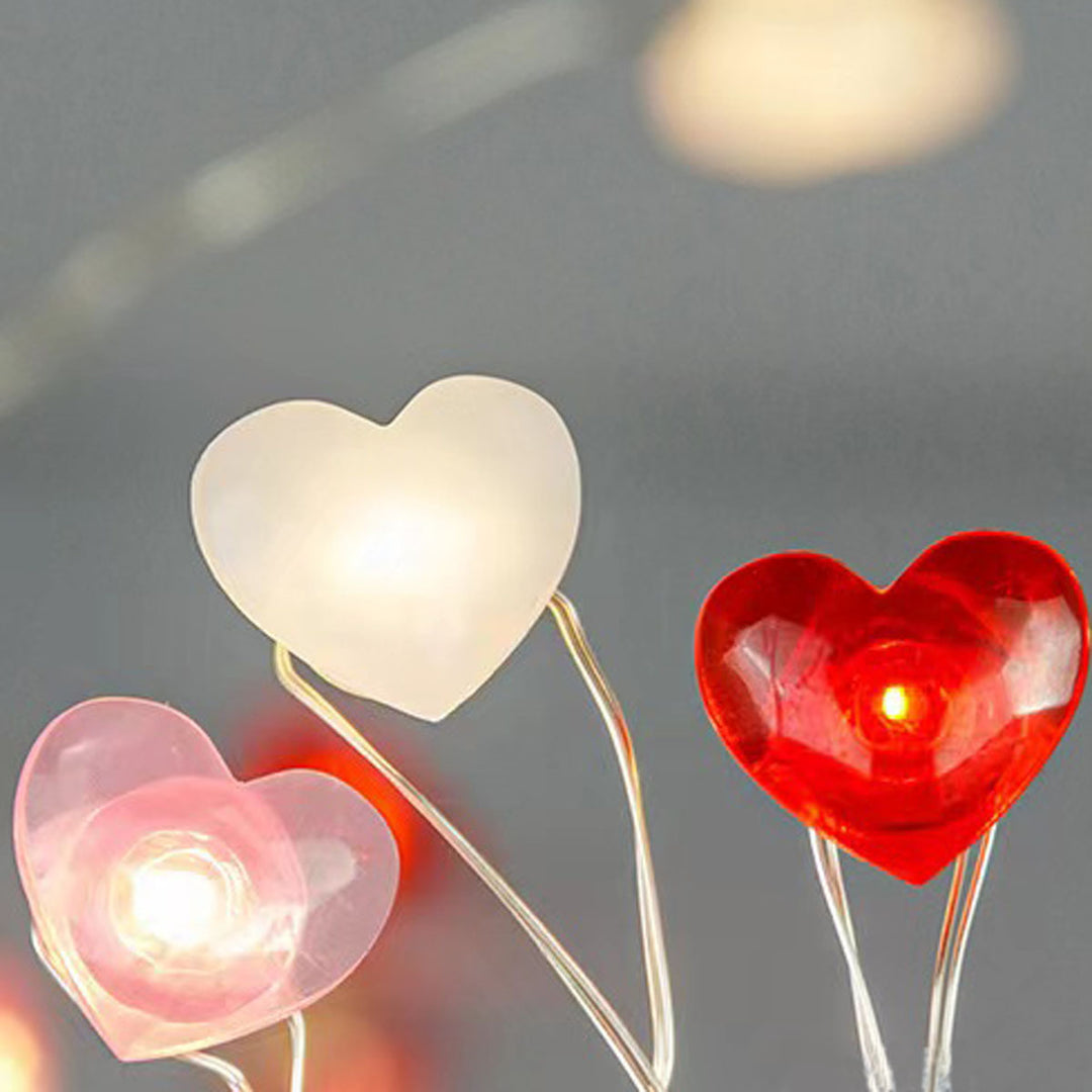 Valentine’s Day holiday rose lamp