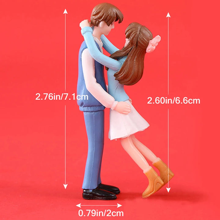 Valentine's Day mini resin figurines