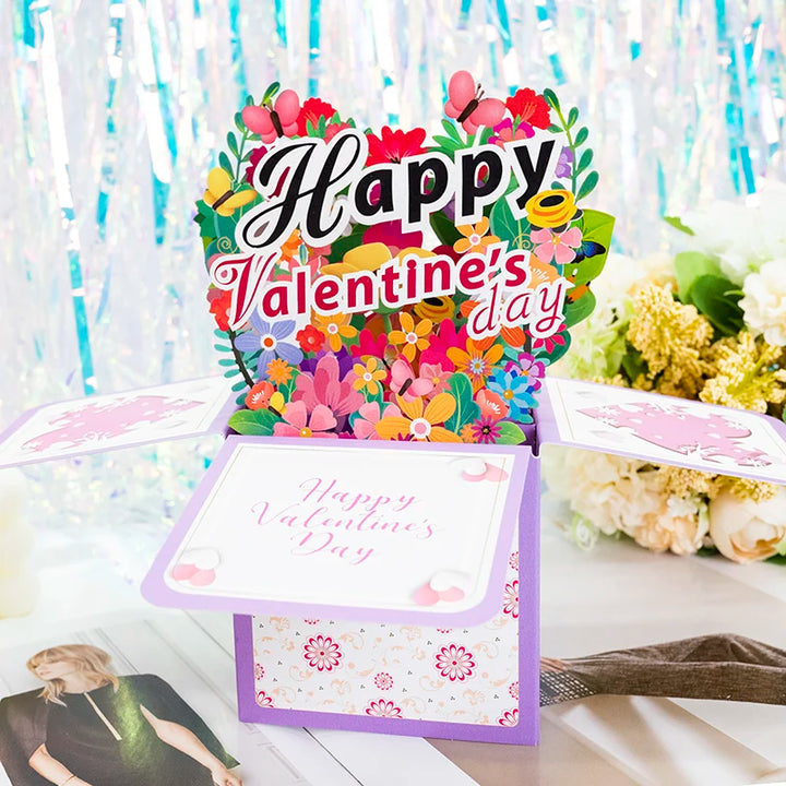 Valentine's Day pop-up love card gift