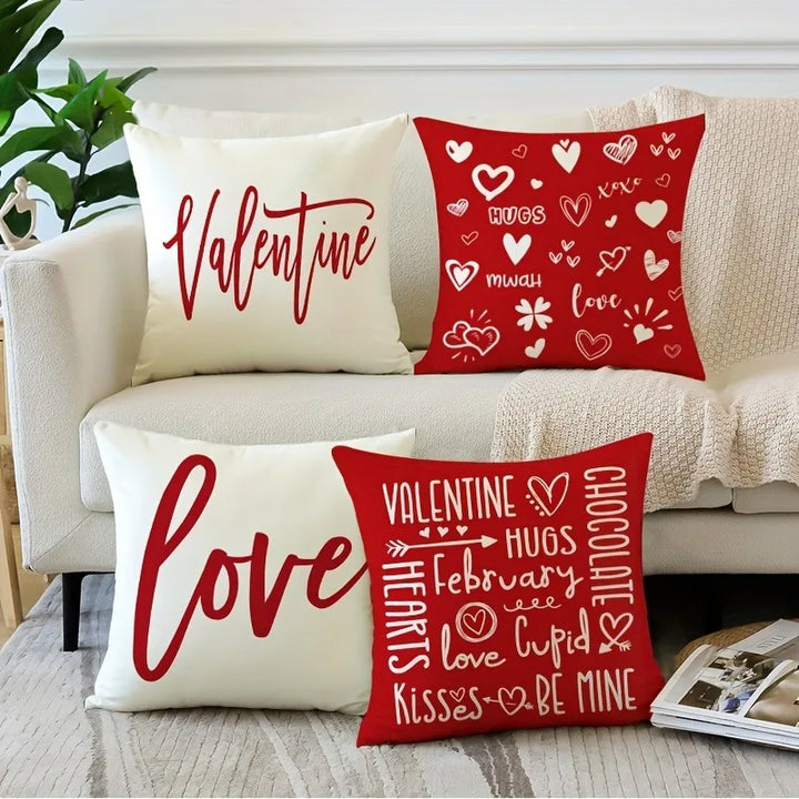 Valentine's Day romantic pillowcase