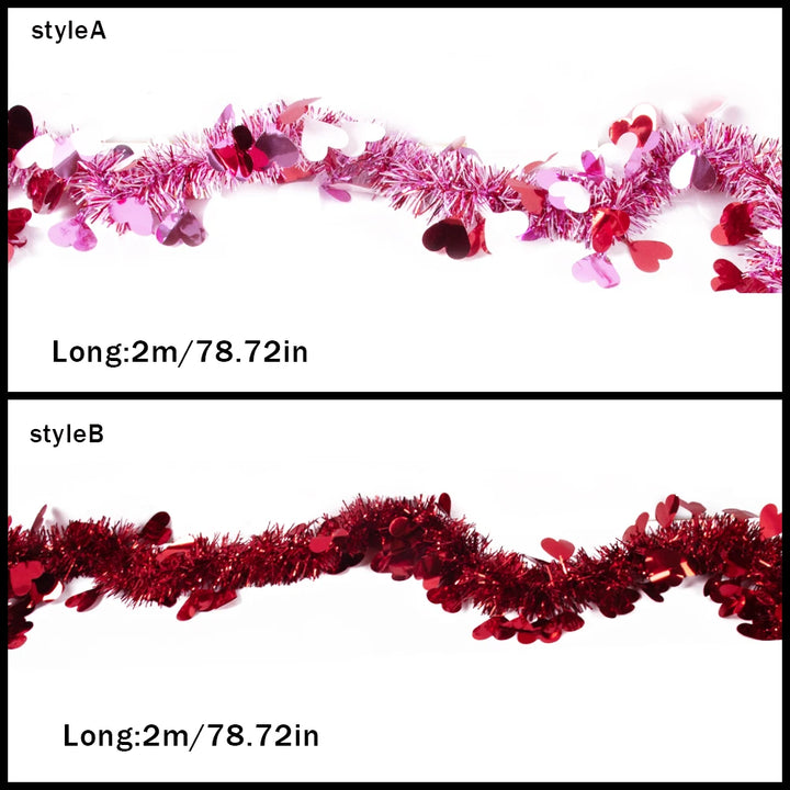 Valentine's Day streamer garland