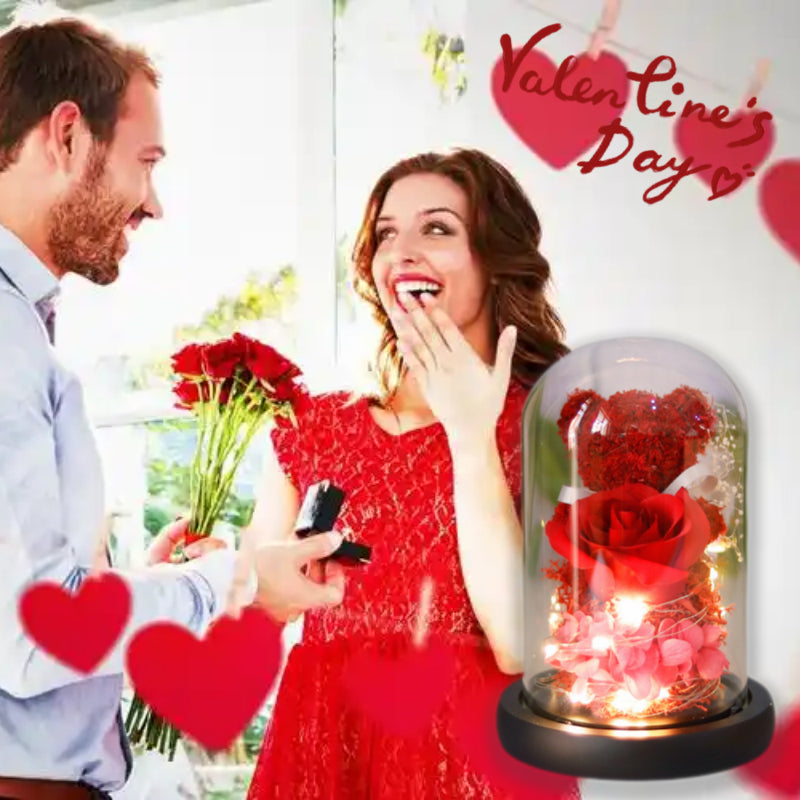 Valentine’s gift girlfriend eternal rose
