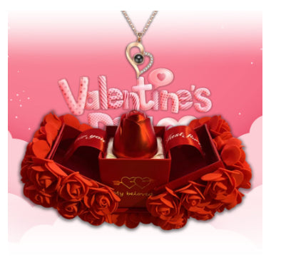 Valentines Crystal Pendant Gift