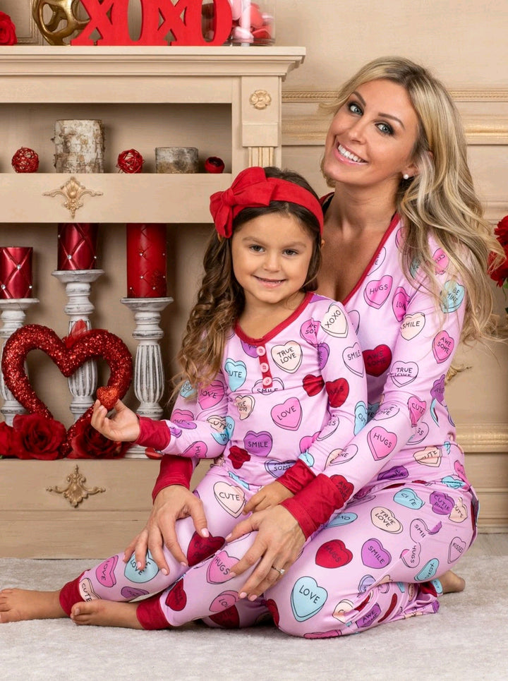 Valentines Family Pajama Set
