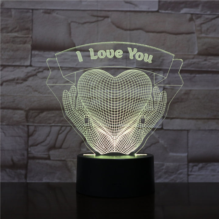 Valentines Hands Night Lamp