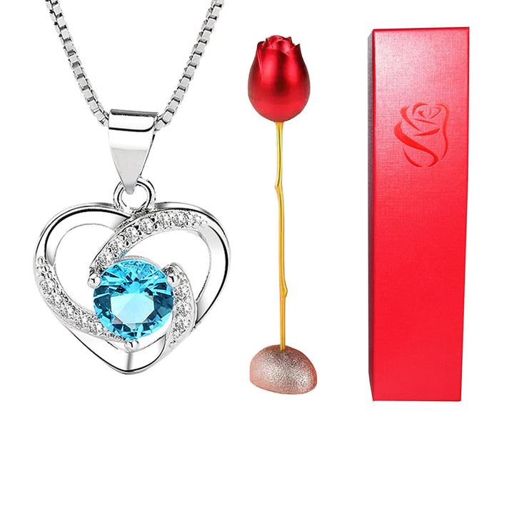 Valentines Heart Diamond Pendant