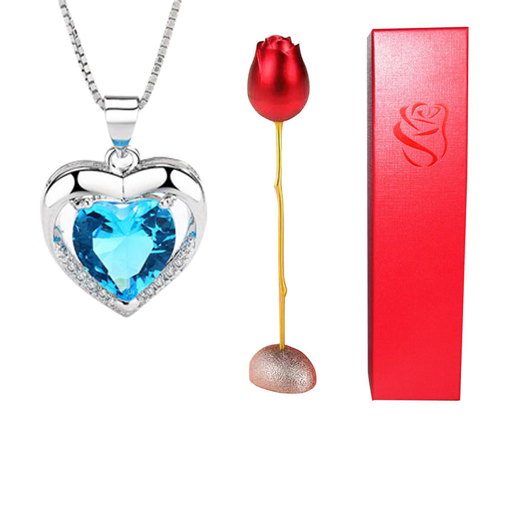 Valentines Love Crystal Necklace