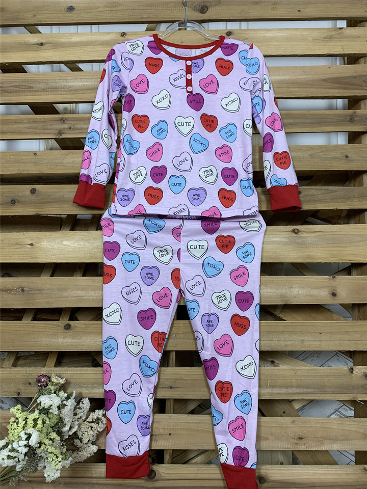 Valentines Love Print Sleepwear