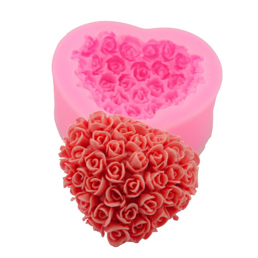 Valentines Love Rose Mould