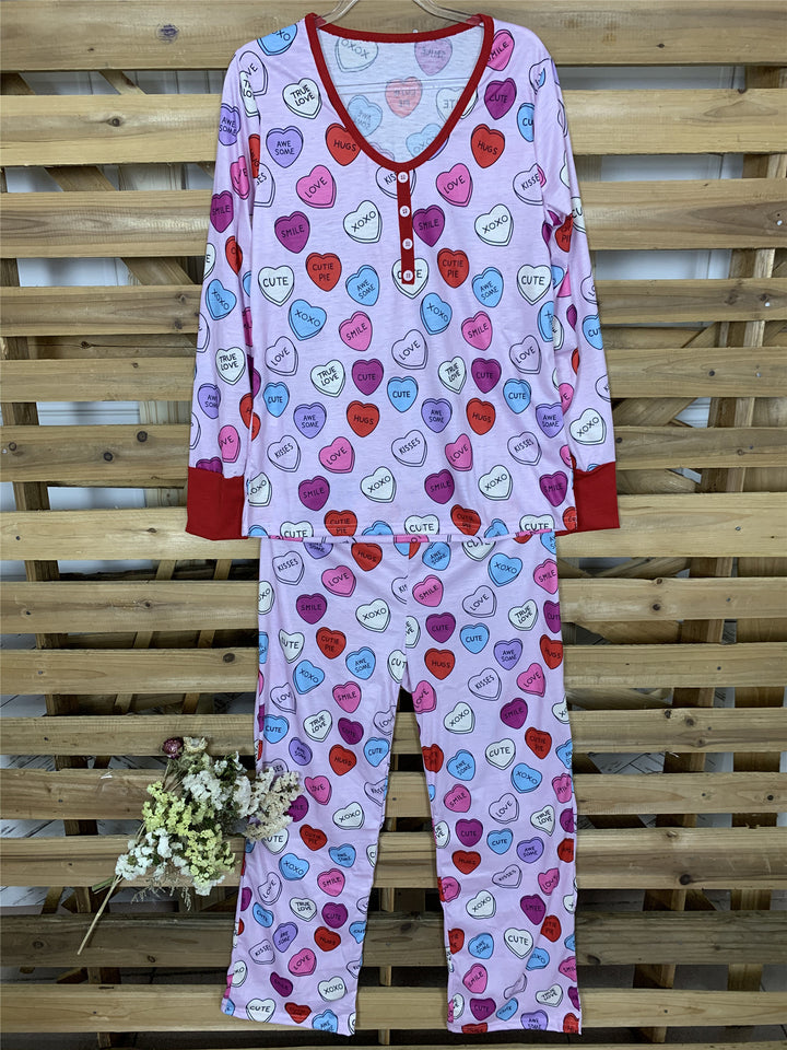 Valentines Matching Family Pajamas