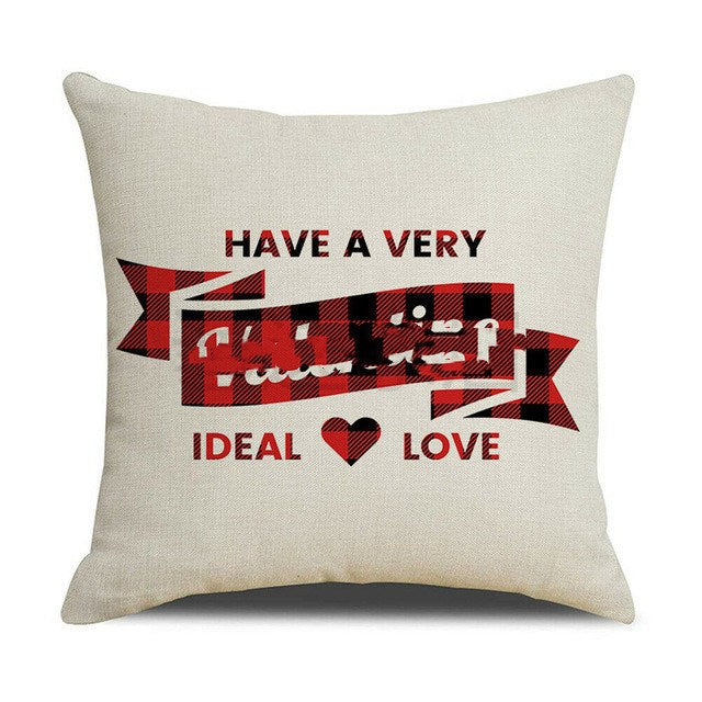 Valentines Red Pillow Cover