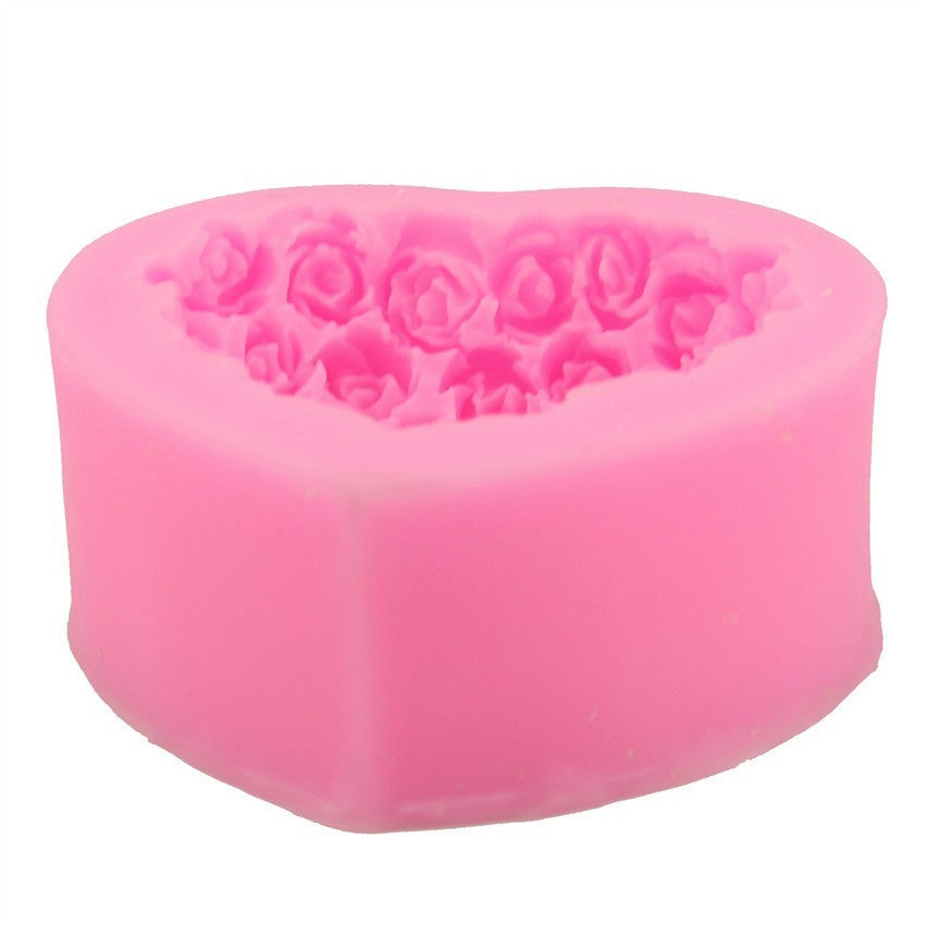 Valentines Rose Silicone Mould