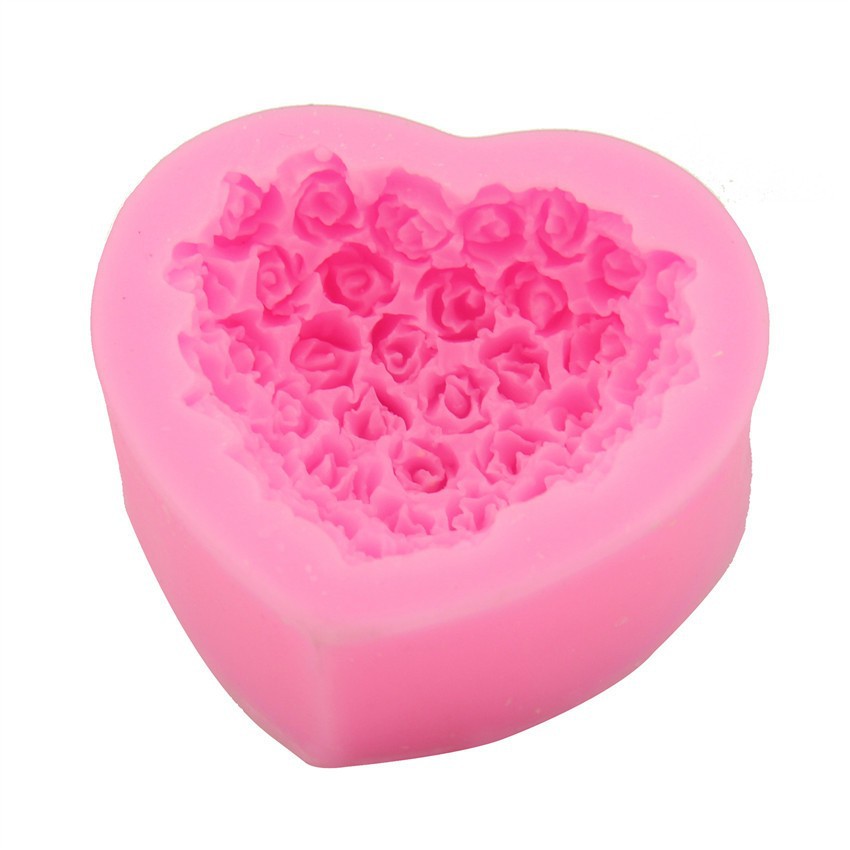 Valentines Silicone Rose Mould