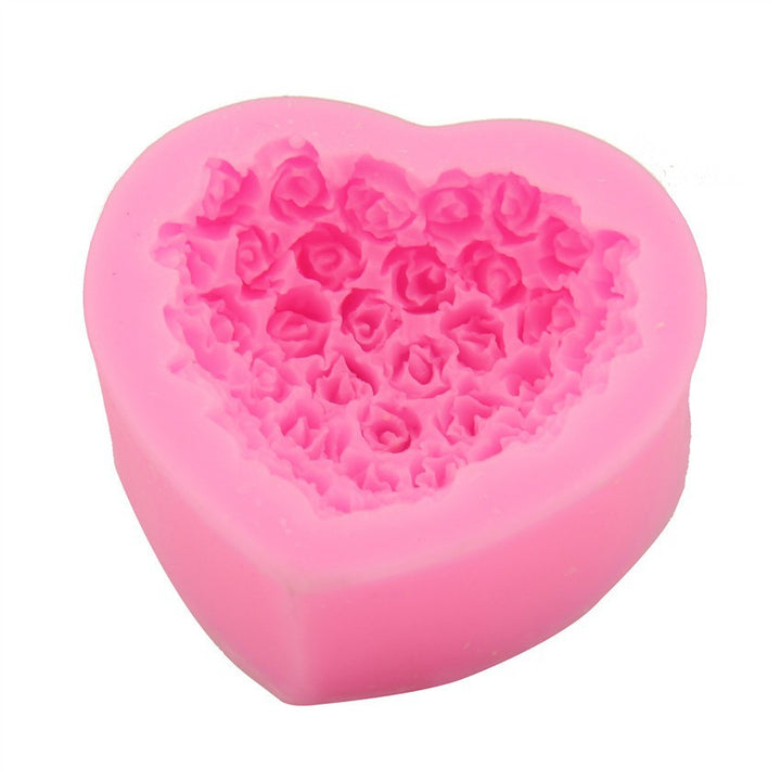 Valentines Silicone Rose Mould