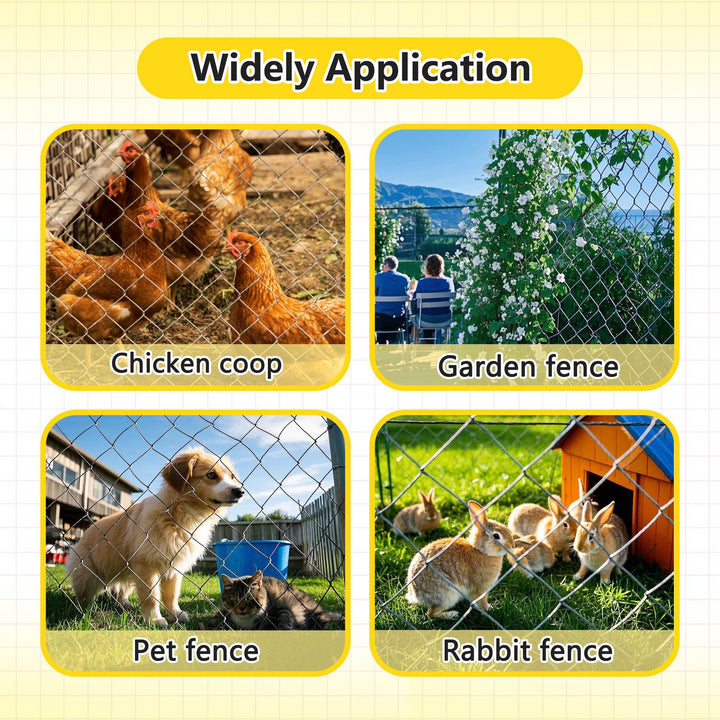 Various applications of a wire fence