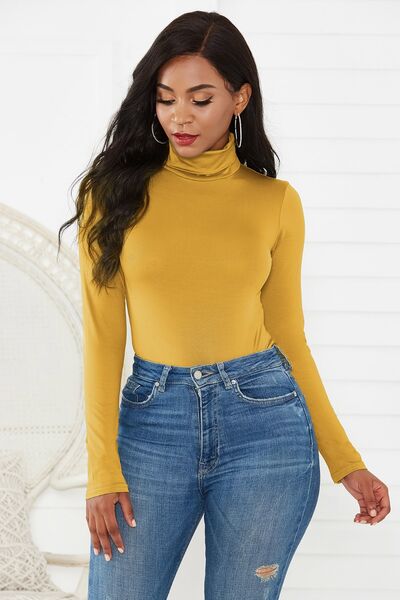 Versatile Women’s Turtleneck Bodysuit