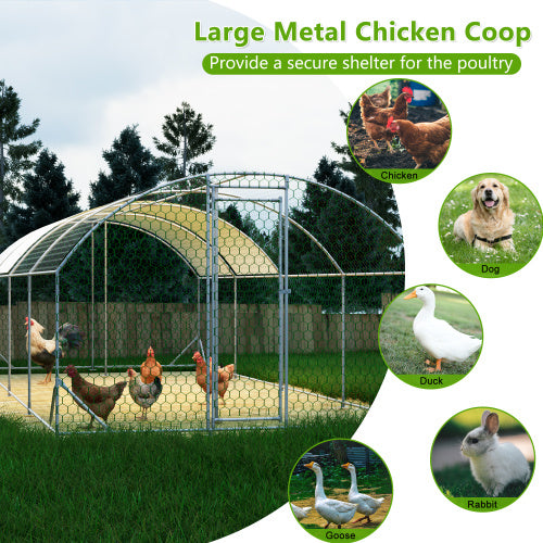 Walk in poultry cage for chickens