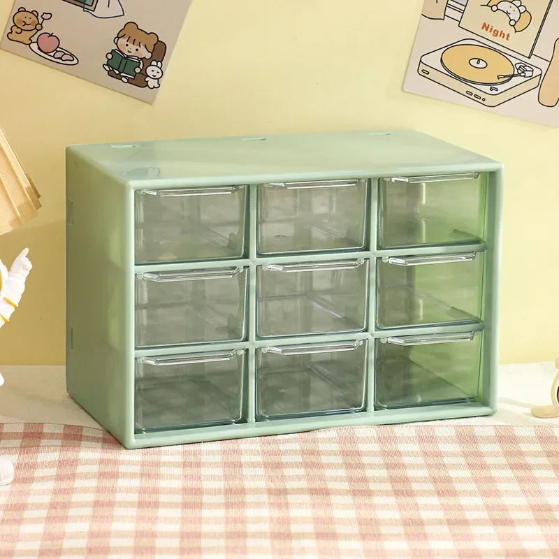 Wall-Mounted 9 Grid Sundries Organizer