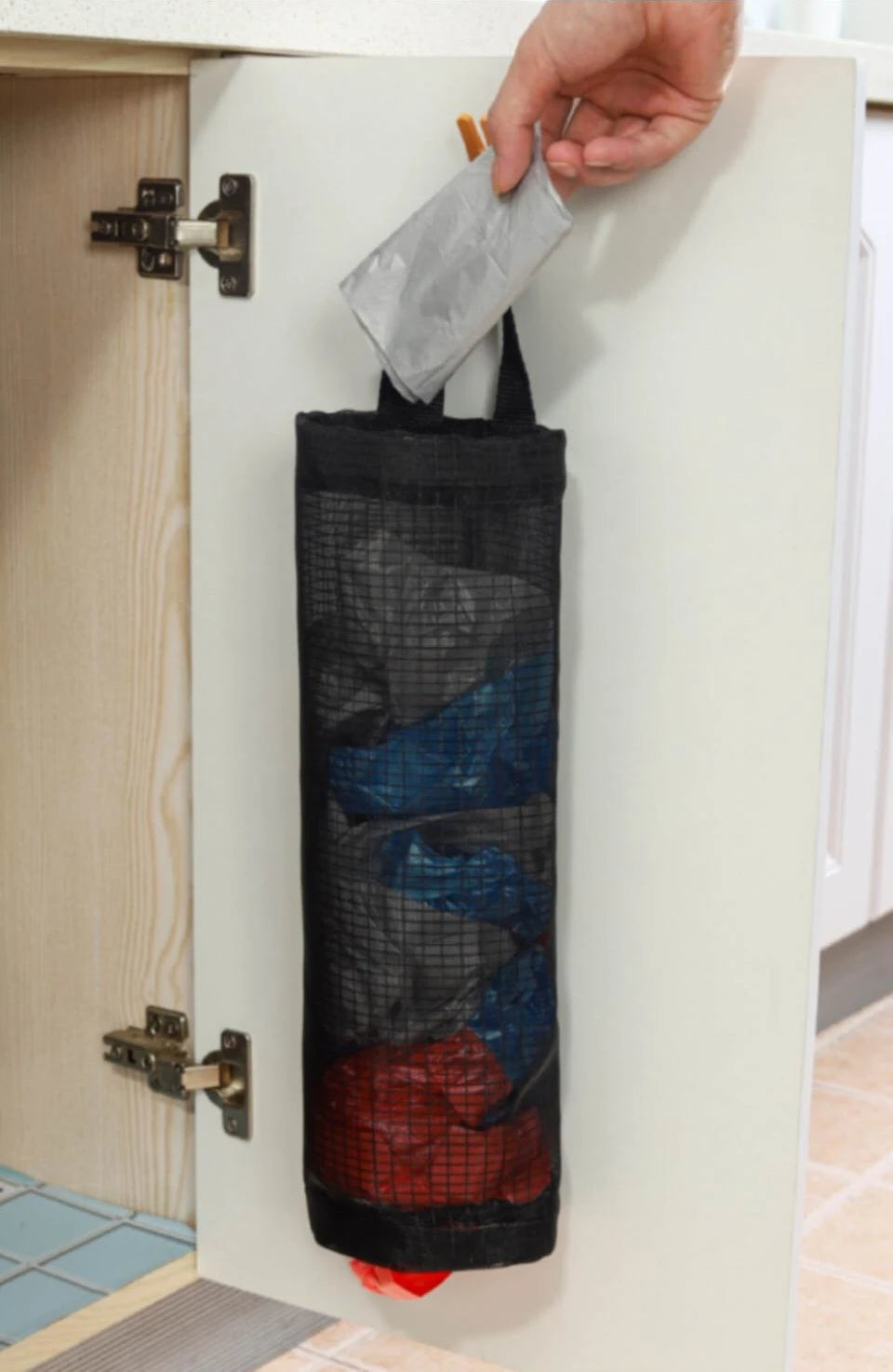 Wall-Mounted Grocery Organizer