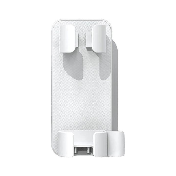 Wall-Mounted Hair Dryer and Curler Organizer
