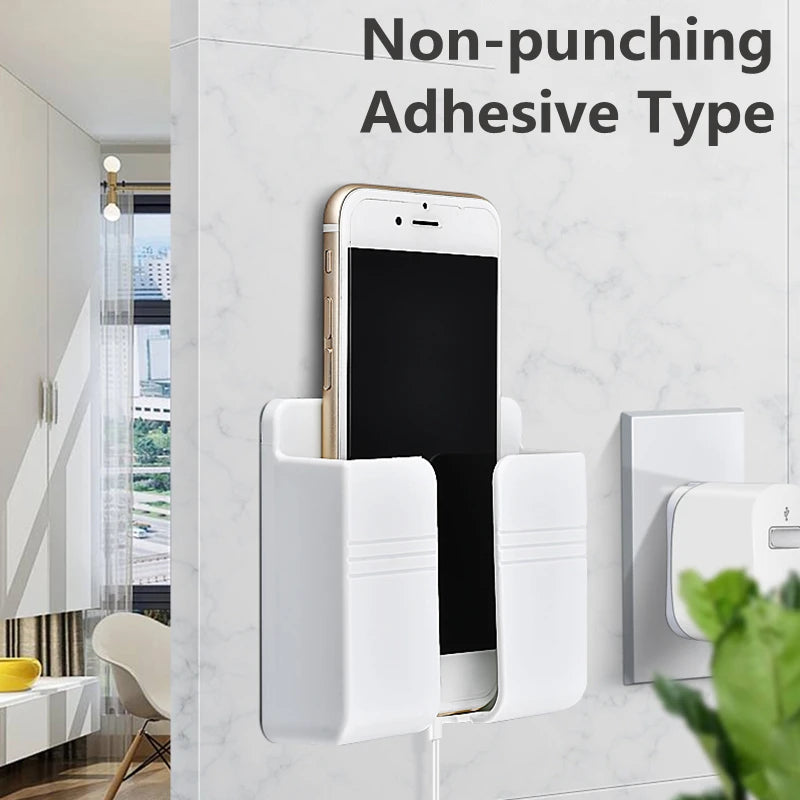 Wall-Mounted Remote Control Holder – Punch-Free Design

