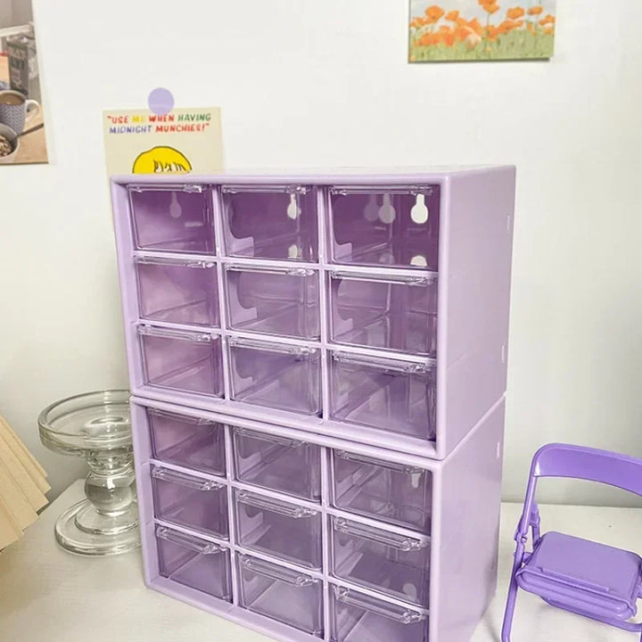 Wall-Mounted Transparent Storage Organizer