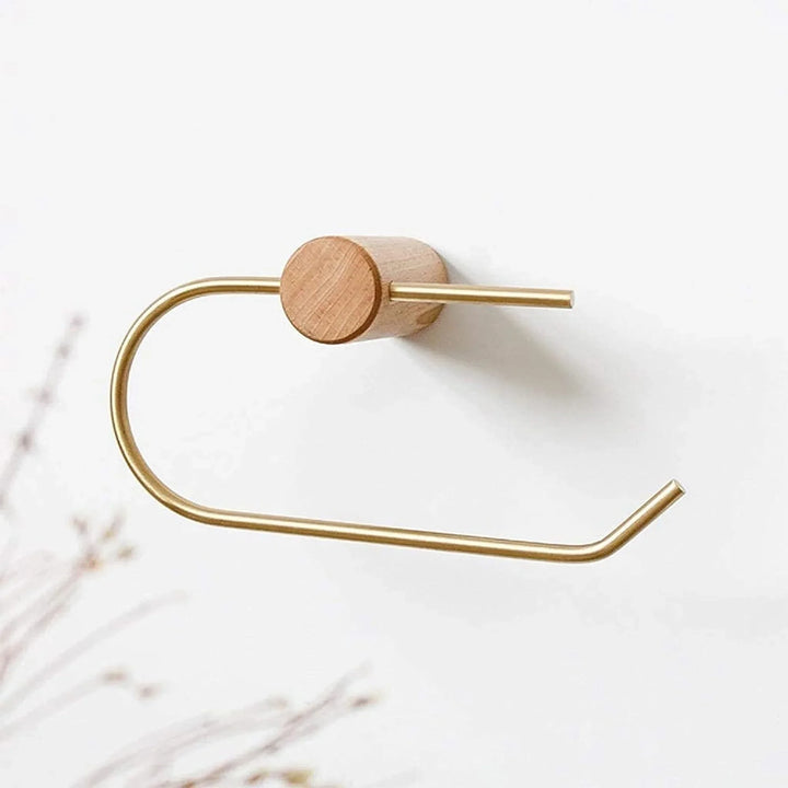 Wall Mounted Brass Tissue Rack