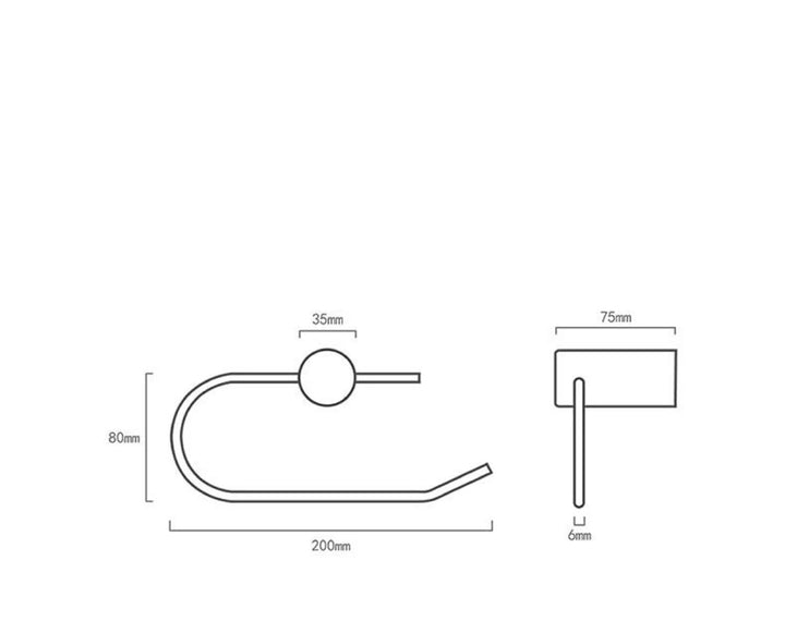 Wall Mounted Toilet Paper