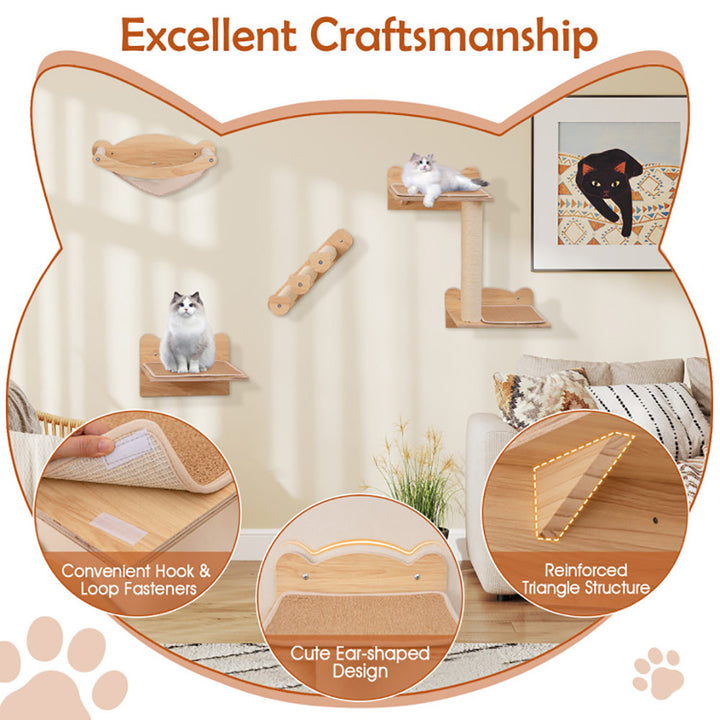 Wall furniture for active cats