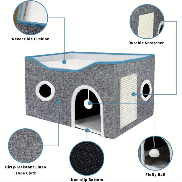 Walmart platform cat house indoor