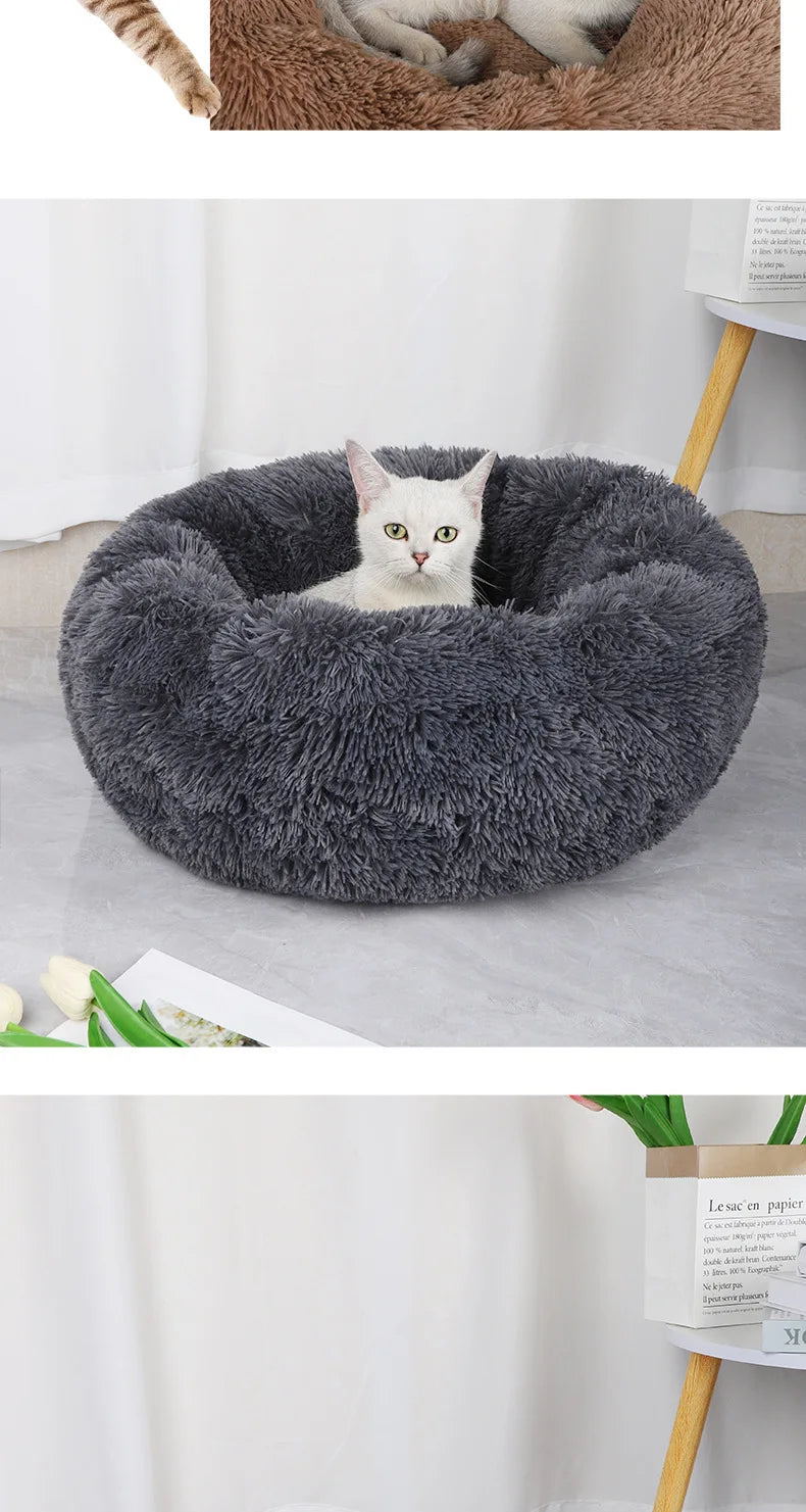 Warm Round Bed for Pets