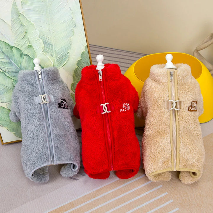 Warm Winter Overalls for Small Pets
