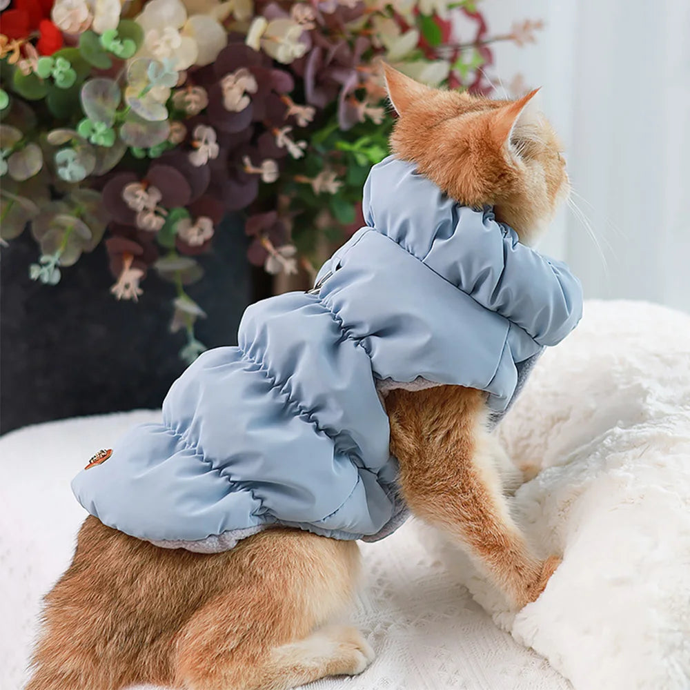 Warm Winter Pet Vest for Cats 