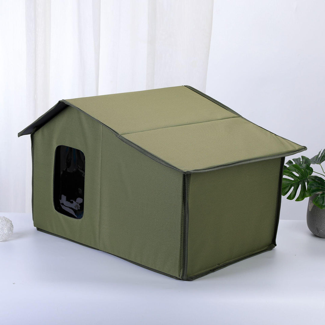 Warm insulated pet sleeping house