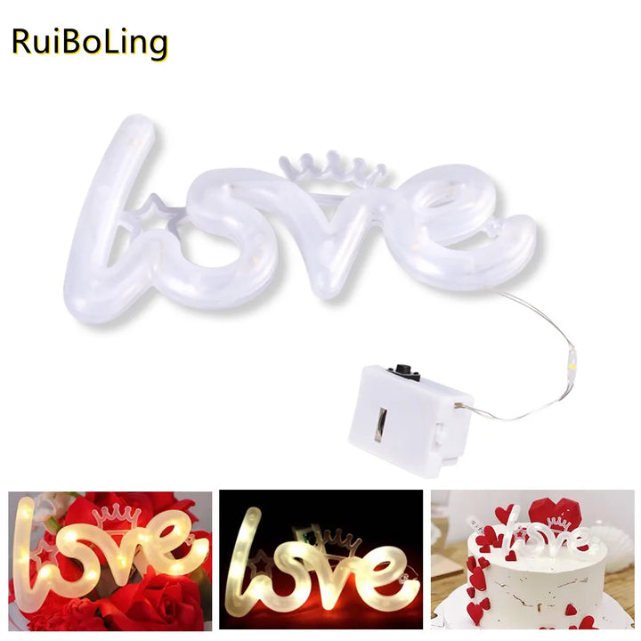 Warm white romantic night light