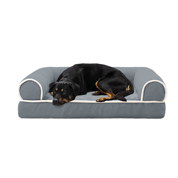 Washable pet cushion dog bed