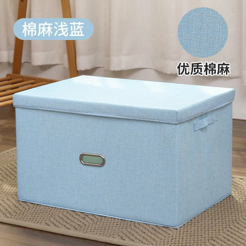 Washable storage box with lid