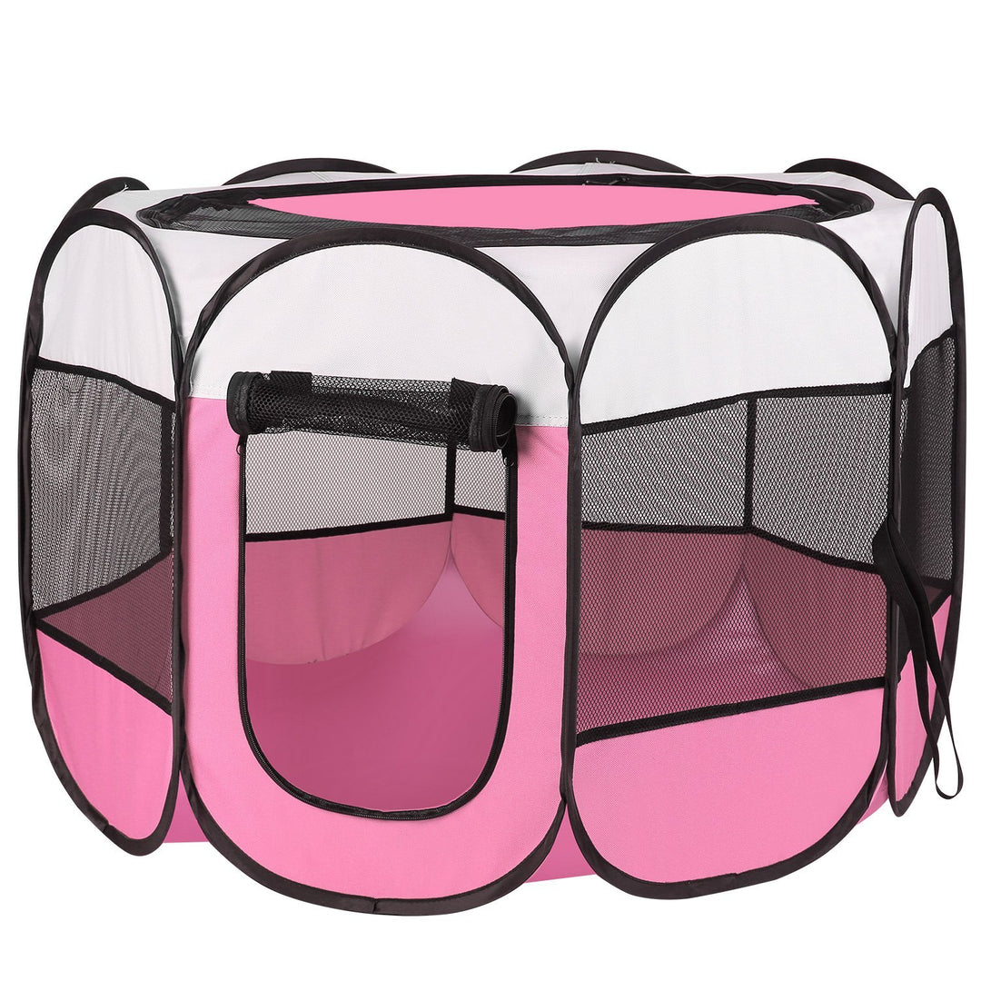 Water-resistant pet tent enclosure