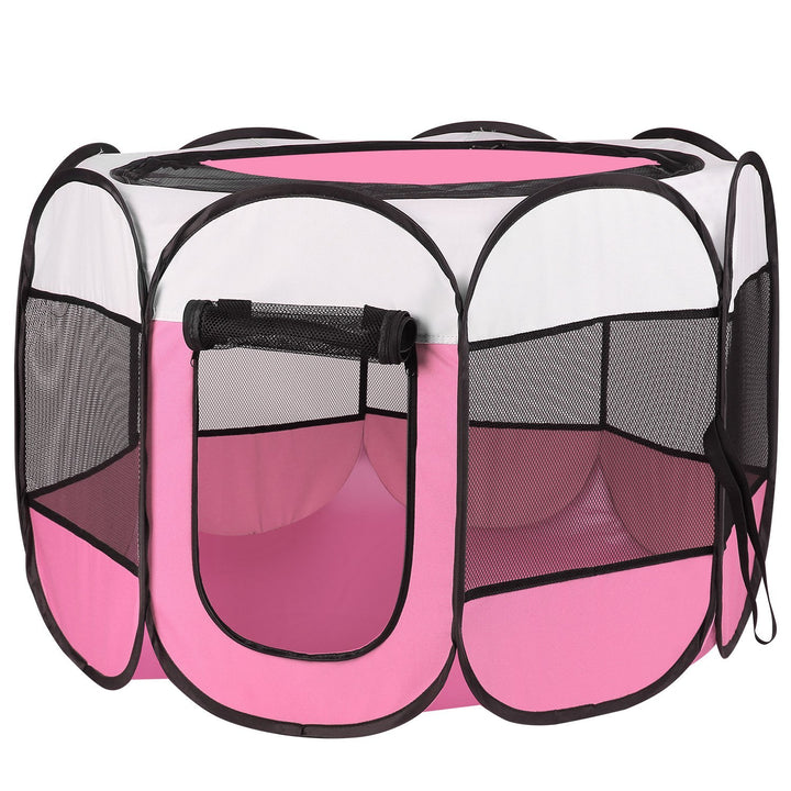 Water-resistant pet tent enclosure