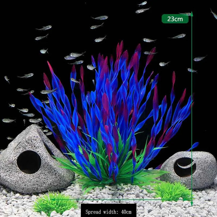 Water Plants Aquarium Plastic Grass